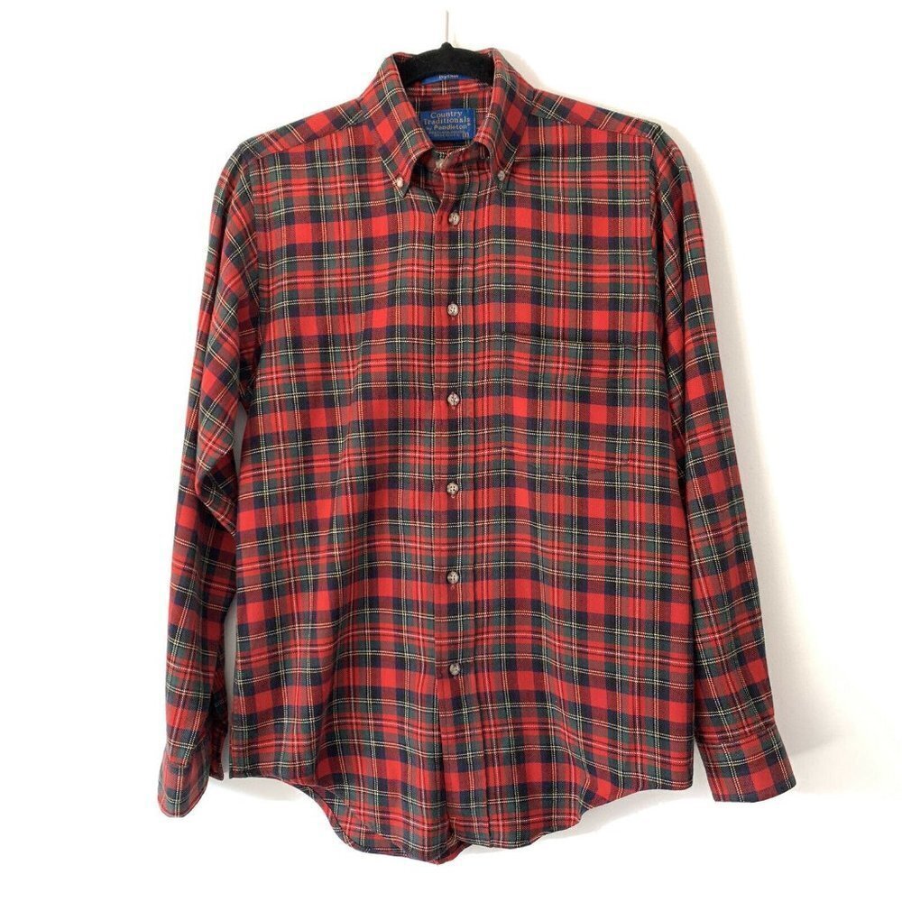 Pendleton Country Traditional S Tartan Plaid Shirt